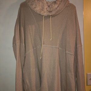 Maurices Fuzzy Cowl Neck Sweater